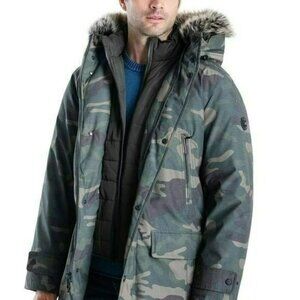 Michael Kors Men's Hooded Bib Snorkel Parka,  Sizes Med & Large, NWT, $375 MSRP